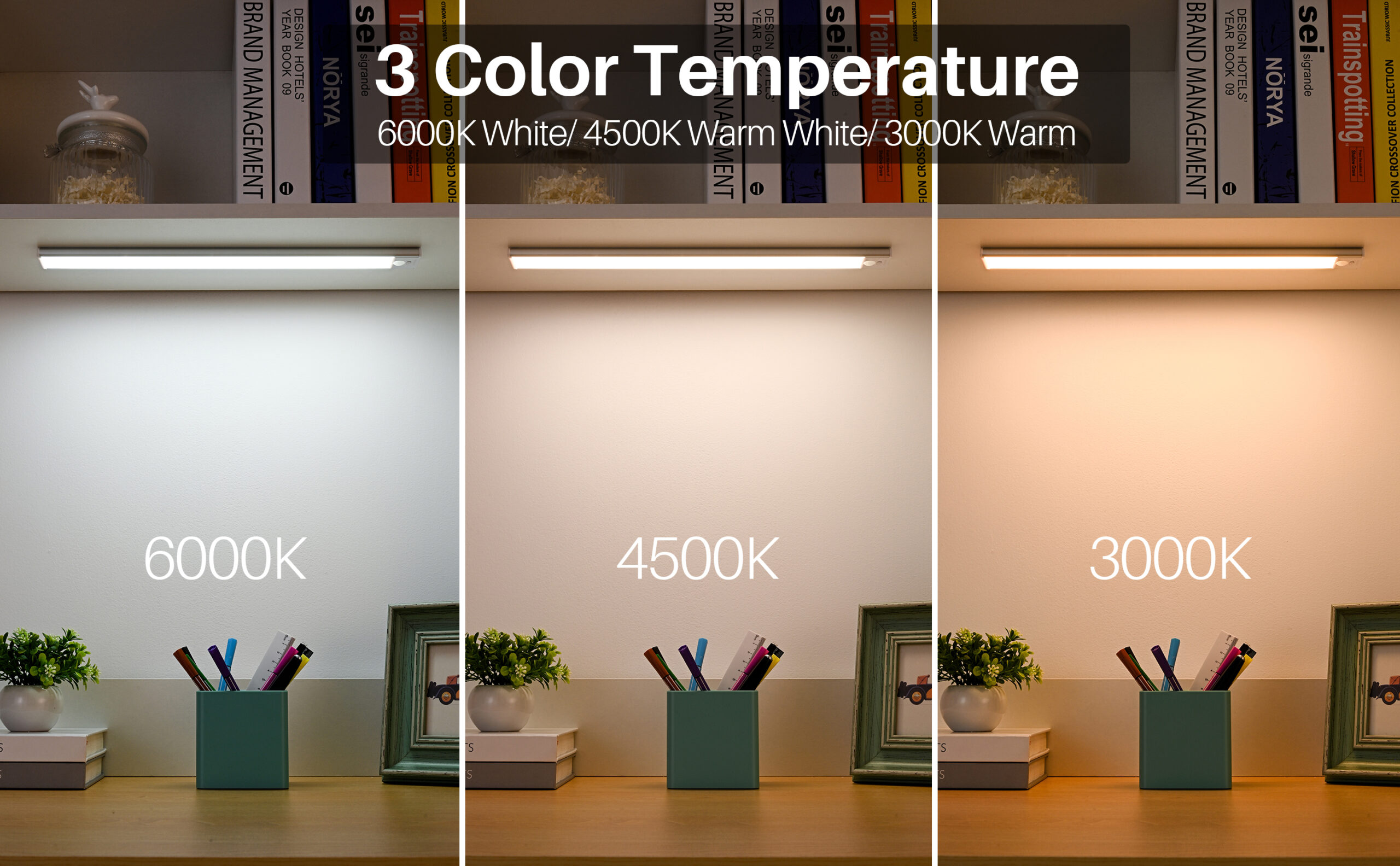 Long-Lasting Motion Sensor Under Cabinet Light